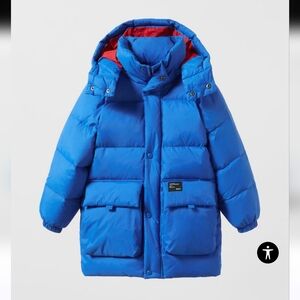 ZARA | Boys Maxi Pockets Down Puffer Jacket | Sz 8-9